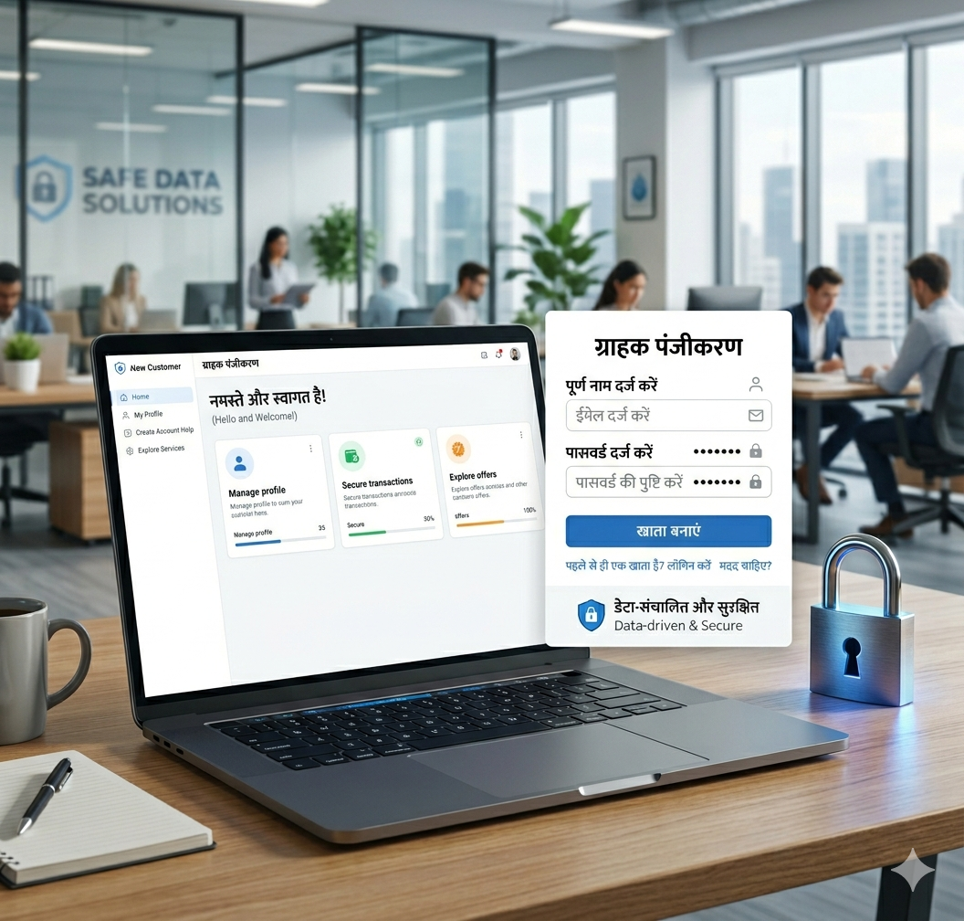 Customer Login Page Image